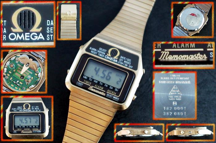 omega digital watch vintage
