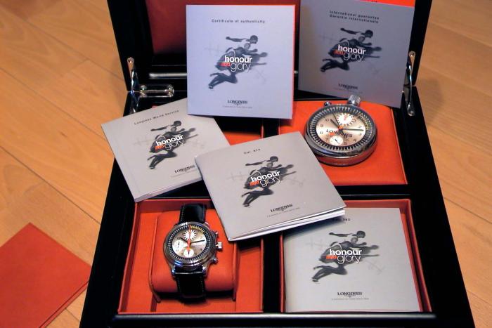C001 Longines Limited Edition Pocket Wrist Chronograph Set